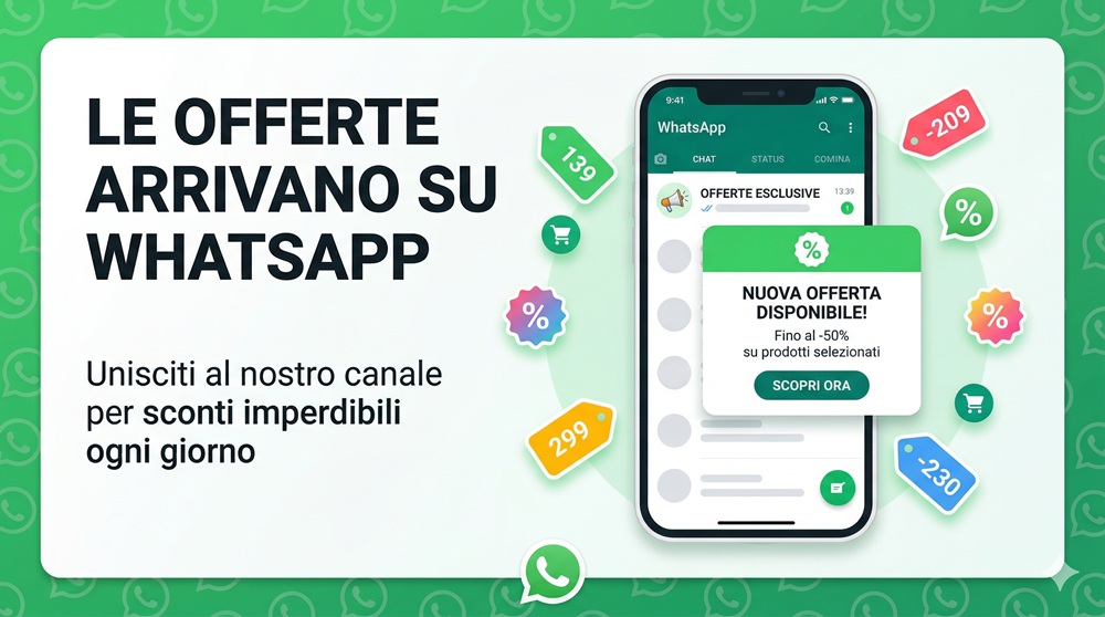 canale WhatsApp offerte di Scontianastro