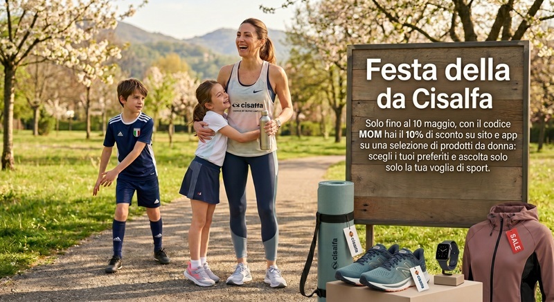 Cisalfa festa della mamma 2026