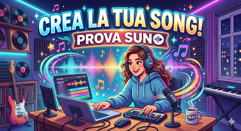 Crea musica con Suno. Provalo con GamsGo